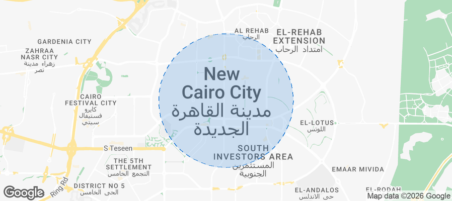 New Cairo Airbnb map